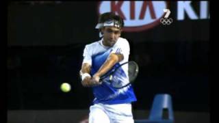 Marcos Baghdatis  DoubleHanded Backhand [upl. by Kirima]