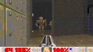 Doom II 100 Walkthrough Map06 The Crusher [upl. by Couhp]