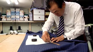 Process of Making Handmade Tailored Suits by Korean Master Tailor with 40 years of experience [upl. by Idou]