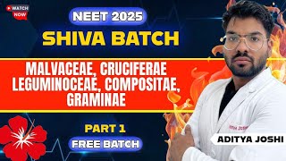 Morphology of Flowering Plants  Part 3  SHIVA BATCH  NEET2025  ADITYA JOSHI neet2025 mbbs [upl. by Arakat]