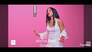 Greece Eurovision 2024  Marina Satti best artist [upl. by Ettenor]