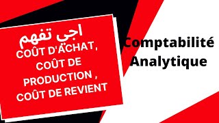 Comptabilité Analytique  Calcul le Coût dachat de Production de Revient et Résultat analytique [upl. by Honoria]