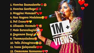 Melody Queen Shreya Ghoshal Kannada Songs😍❣️Shreya Ghoshal  Shreya Ghoshal Kannada Hits [upl. by Rogozen]