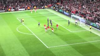 Vidic goal vs Bayern Munich [upl. by Doble]