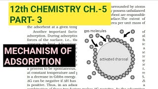 12th Chemistry Ch5Part3Mechanism of AdsorptionStudy with Farru [upl. by Eliades]