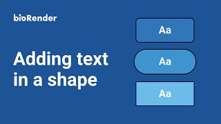 Adding text in a shape [upl. by Aivata]