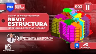 🚧Revit Estructura  CURSO GRATUITO  Modelado de Zapatas y Solado  BIM [upl. by Sairahcaz241]