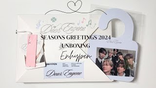 ENHYPEN Seasons Greetings 2024 Weverse Unboxing [upl. by Uke]