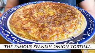 Spanish Onion Tortilla  Possibly the BESTTASTING Spanish Omelette [upl. by Hentrich]