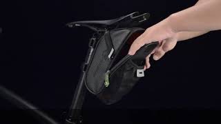 ROCKBROS Rainproof Bike Bicycle Rear Bag With Water Bottle Pocket Bicycle Tail [upl. by Enirehtacyram902]