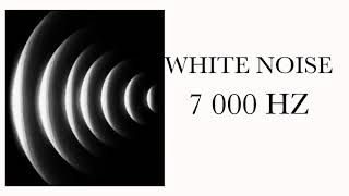 White noise for Tinnitus relief at 7000 hz  Ruido branco 7000 hz para zumbido [upl. by Morna]