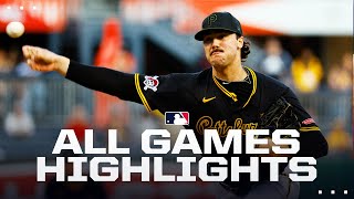 Highlights from ALL games on 99 Paul Skenes sets Pirates rookie K record Phillies walk off [upl. by Cappello]