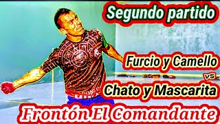 Furcio y Camello vs Chato y Mascarita Frontón El Comandante segundo partido [upl. by Roybn]