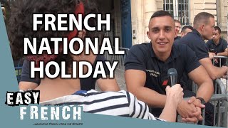 How do French celebrate their national holiday  Easy French 87 [upl. by Phillips174]