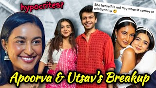 APOORVA amp UTSAVS BREAKUP DRAMA RIDA THARANAS HYPOCRISY GETS EXPOSED [upl. by Nnewg]