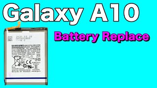 Samsung A10 🔋 Battery replacement [upl. by Gertie]