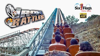 Original Rattler Wooden Roller Coaster POV Six Flags Fiesta Texas [upl. by Eeimaj]