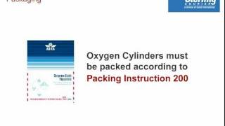 Packaging Oxygen Cylinders For Air Transport [upl. by Feld]