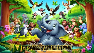 The Sparrow and the Elephant  Bedtime stories for kids in English  Stories Only for You [upl. by Assenad428]