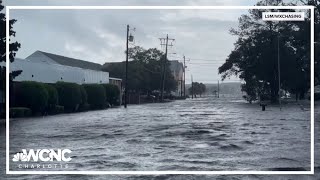 Dangerous flooding impacts Carolina coast [upl. by Anurb783]