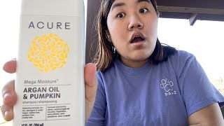 Acure Ultra Hydrating Pumpkin Shampoo Review [upl. by Ingar]