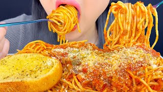 ASMR SPAGHETTI PASTA Food Sounds [upl. by Boylan822]