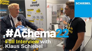 Achema 2022  full Interview with CEO Klaus Schiebel  english subtitles [upl. by Lavina]