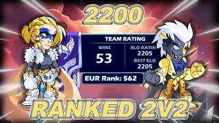 Reaching 2200 RANKED  Brawlhalla Ranked 2v2 [upl. by Kyle]