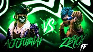 Zerox FF📱 Vs Ajjubhai🖥️  1vs1 Challenge😱 [upl. by Waylen]