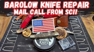 Barlow Knife Repair amp Mystery Package from South Carolina [upl. by Nannerb]