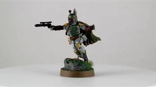 How to Paint  Star Wars Legion  Boba Fett [upl. by Vetter]