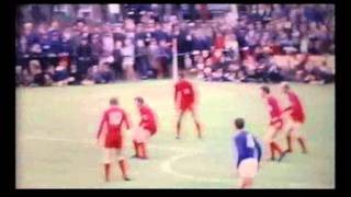 Manchester United vs Wales RARE amateur footage in colour [upl. by Rieth]