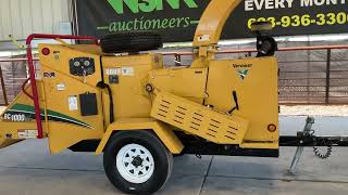 2012 Vermeer BC1000 XL Towable Chipper For Virtual Auction April 13th 2024 [upl. by Pascal]