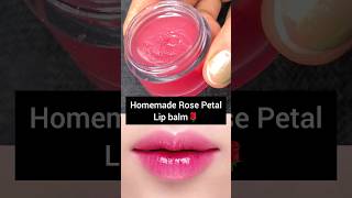 Home Made Rose Petal Lip Balm lipbalmIn [upl. by Tore328]