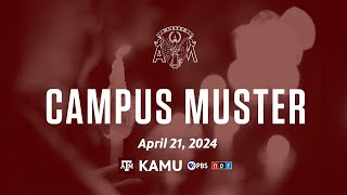 2024 Aggie Muster  LIVESTREAM REPLAY  Texas AampM University Campus Ceremony [upl. by Llirred]