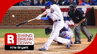 Kris Bryant Baseball Rebellion Swing Breakdown  Hitting Mechanics [upl. by Helse]