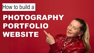 How to build a photography portfolio website  FREE photography website templates [upl. by Aisekal]