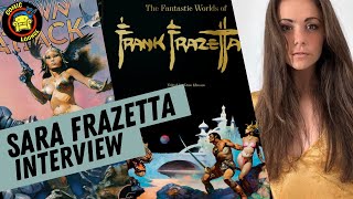 SARA FRAZETTA Talks the Frazetta Taschen Book and the FrazettaVerse Comics [upl. by Lletniuq588]