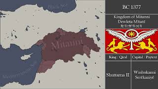 History of the Kingdom of Mitanni  Every Year BC 15501260 [upl. by Middle]