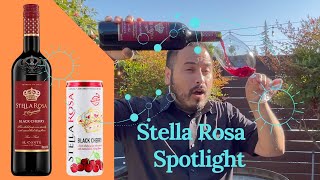 Stella Rosa Spotlight BLACK CHERRY  Wine Review [upl. by Gorman]