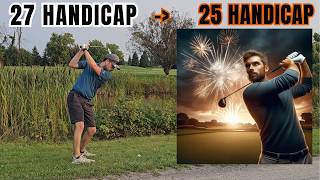 What 25 Handicap Golf Actually Looks Like  Breaking 100 and Lowering Our Handicap [upl. by Notsirt]