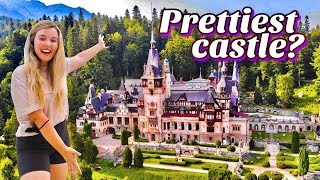 Romanias PRETTIEST Castle  Sinaia Romania Travel Vlog  Peles Castle Cota 2000 amp Transylvania [upl. by Kirima20]