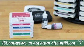 Neue Stempelkissen  Das musst Du wissen  Stempelklasse 21  Produktwissen  Stampin Up [upl. by Arit]