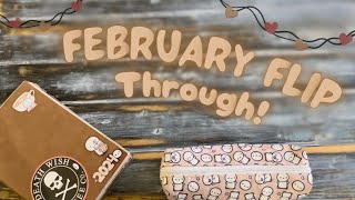 February Flip Through  A5 Common Planner [upl. by Woodruff654]