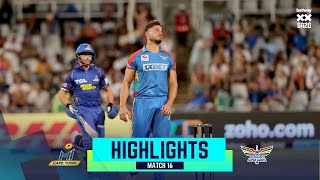 Betway SA20  Match 16 Highlights  MI Cape Town v Durbans Super Giants [upl. by Brigitta]