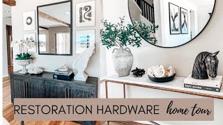 RESTORATION HARDWARE  HOME TOUR  2020 [upl. by Hnirt]