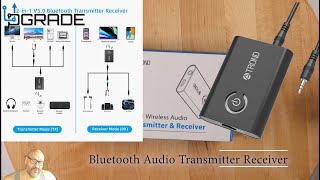 How to use Bluetooth ReceiverTransmitter with Speakers [upl. by Kho]