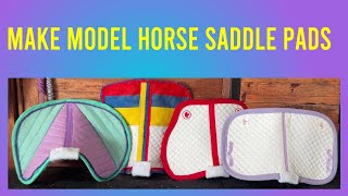 Creating The Perfect Model Horse Saddle Pad For Every Saddle [upl. by Geier]