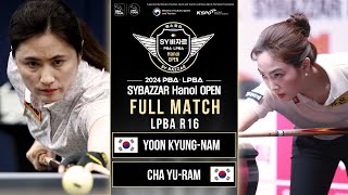 FULL MATCH YOON Kyungnam  CHA Yuram  LPBA R16  SY Hanoi Open 2024 [upl. by Wein]