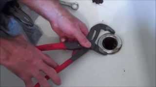 How to Change a Tub Drain Spud [upl. by Auod]